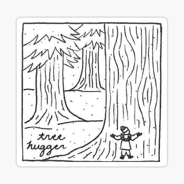 Item preview, tree hugger designed and sold by emmabecka.