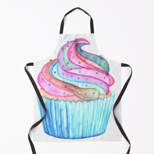 Item preview, Watercolor Cupcake designed and sold by RoxyTocin.