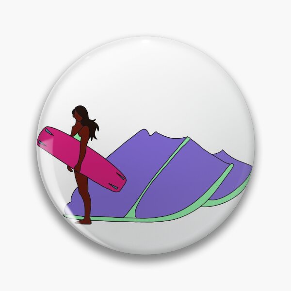 Item preview, Kitesurfing Girl Ready to Kite designed and sold by TheSaltSirens.