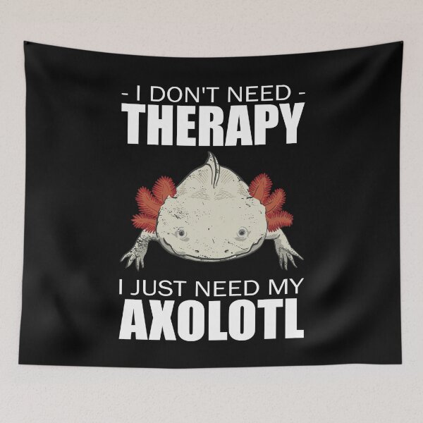 Item preview, Axolotl Therapy Salamander Water Monster Neoteny designed and sold by Stndor.