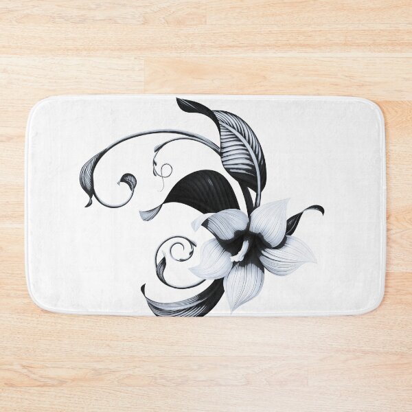 Item preview, Wild Flower Black & White designed and sold by © Maya Lavda || wocado.