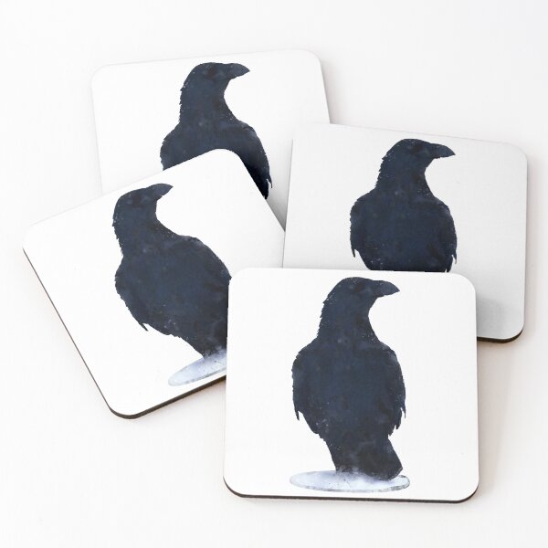 Item preview, Black Crow Original Watercolor Print Graphic designed and sold by DSArtGoods.