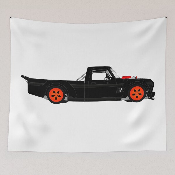 Item preview, Ken Block Rally and Rallycross Driver Drift Car 1977 Ford F-150 Hoonitruck graphic illustration  designed and sold by Marcin Adrian.