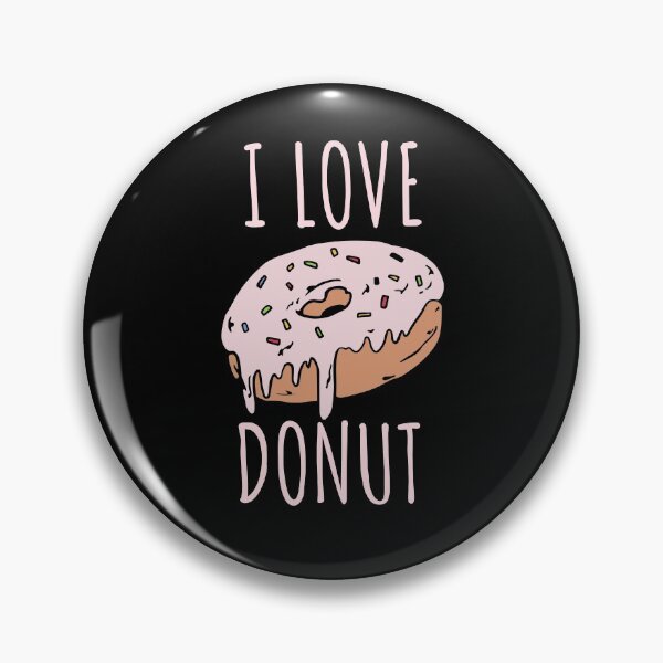 Item preview, I Love Donut - Funny Donut Lover Joke designed and sold by jacks-tees.
