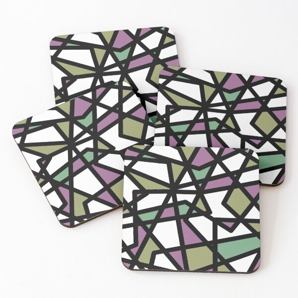 Item preview, Modern Muted Colors Geometric Lines and Shapes designed and sold by Whoopsidoodle.