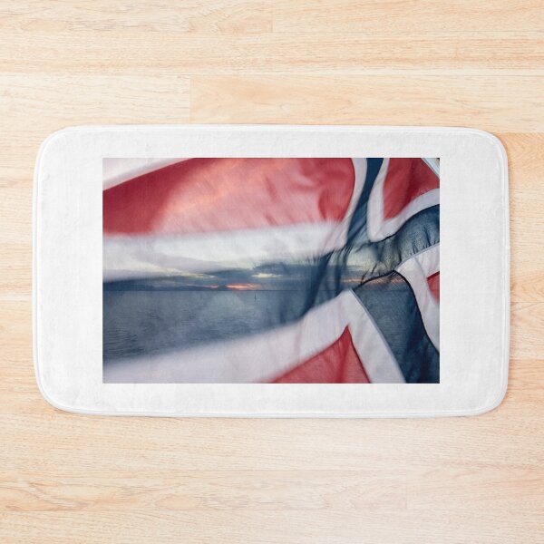 Item preview, Sunset through the Norwegian Flag designed and sold by DHillsPhoto.
