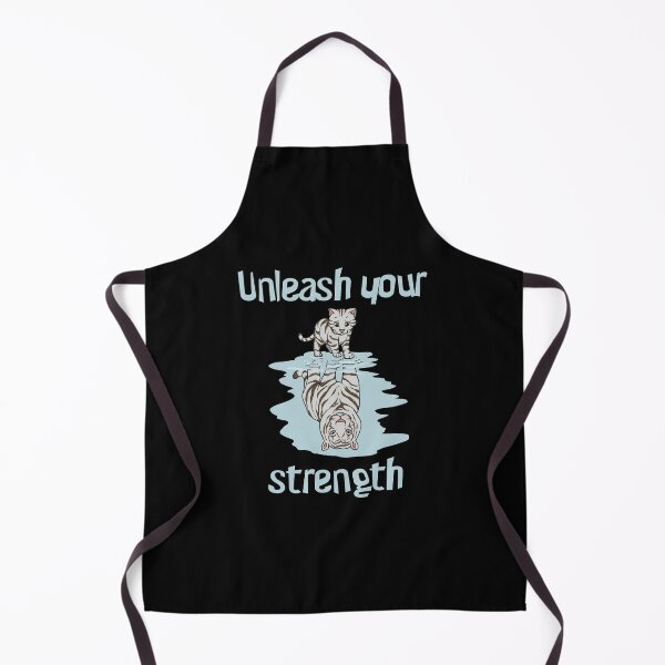 Item preview, Cute Cat vs Tiger Unleash your Strength Cat Tiger Vision designed and sold by Stndor.