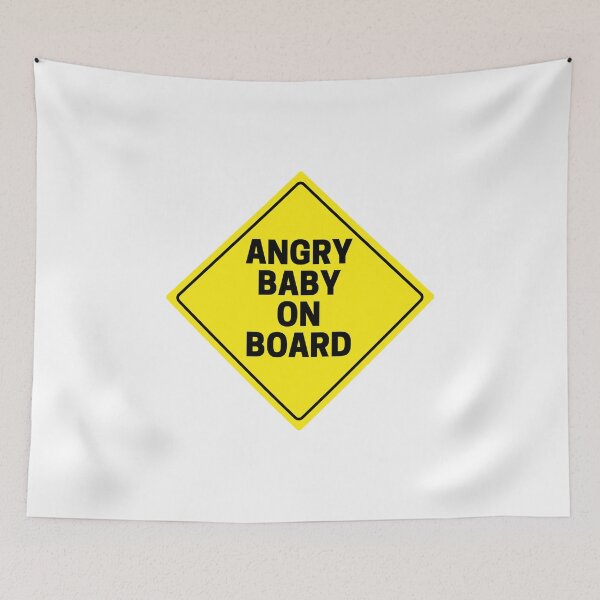 Item preview, Angry baby on board designed and sold by daguilon.
