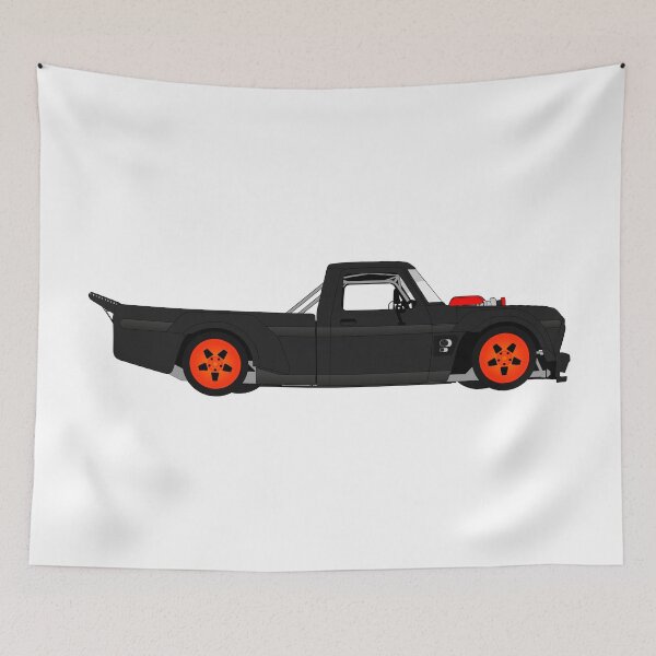 Item preview, Ken Block Rally and Rallycross Driver Drift Car 1977 Ford F-150 Hoonitruck graphic illustration  designed and sold by Marcin Adrian.