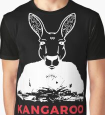 Smart Kangaroo Bluff Poker | Animal Character Art Graphic T-Shirt