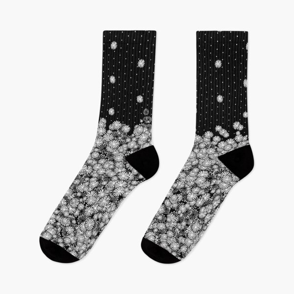Item preview, Black n White Daisy Pattern designed and sold by ClaudiaFlores.