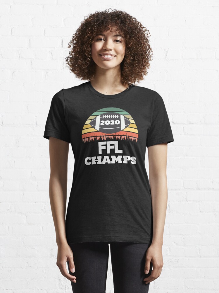 Alternate view of 2020 Fantasy Football Champ, Fantasy Football Gift, 2020 FFL Essential T-Shirt