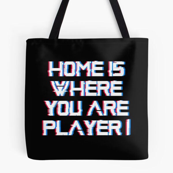 Item preview, Home is where you are Player 1, gaming gamer gift idea designed and sold by AS-Shirts.