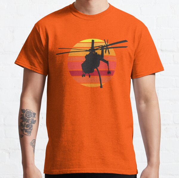 Sikorsky S-64F Skycrane Helicopter : Classic T-Shirt