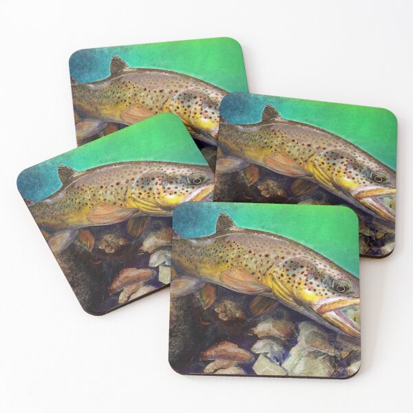 Item preview, The Wild Brown Trout designed and sold by fishweardesigns.