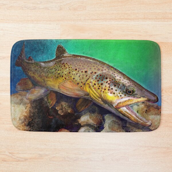 Item preview, The Wild Brown Trout designed and sold by fishweardesigns.