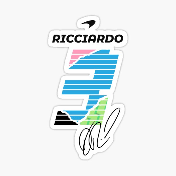 Ricciardo Mclaren Sticker