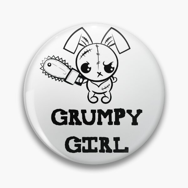Item preview, Grumpy Girl Grumpy Voodoo Bunny Cute Monster  designed and sold by ProjectX23.