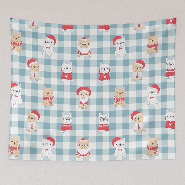 Item preview, French Bulldog Holiday Winter designed and sold by givemedogs.
