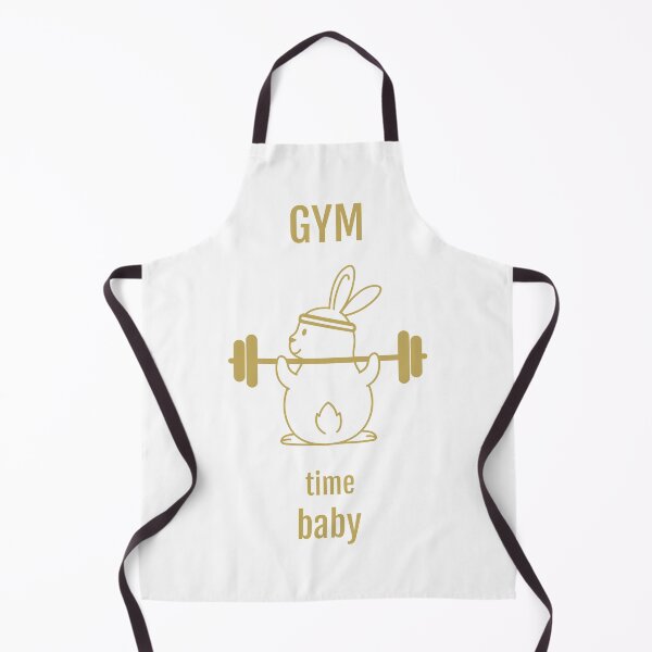 Item preview, Gym time baby- funny graphic design- workout rabbit with headband designed and sold by josephsteez.