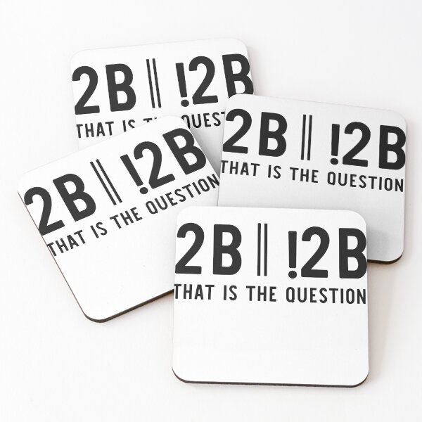 Item preview, 2B or not 2B that is the question - Funny Programming meme designed and sold by Hapo Team.