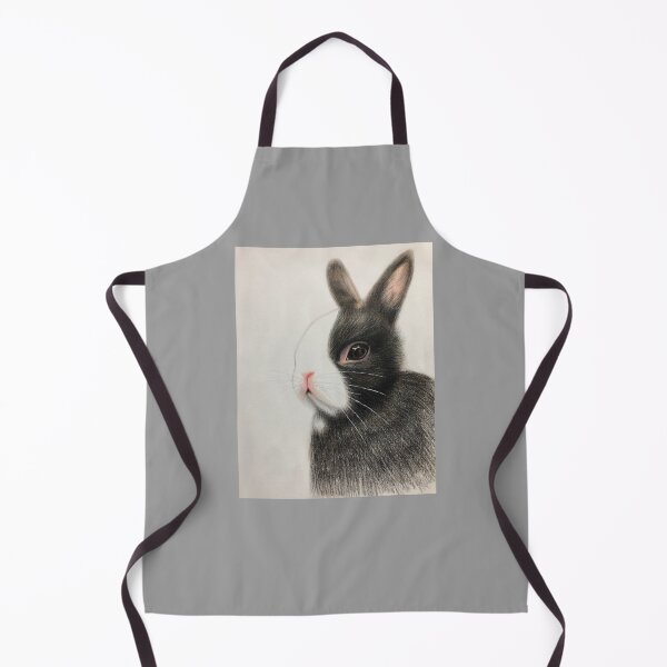 Item preview, Bunny Pastel Painting Art (Grey) designed and sold by LotusCreations.