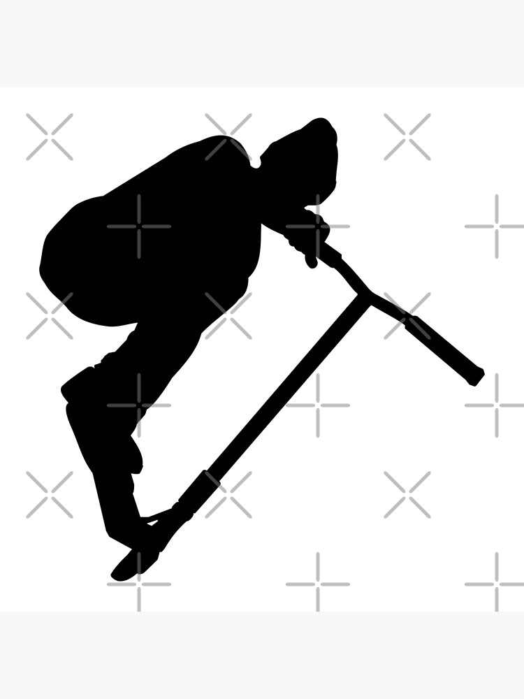 "Freestyle stunt scooter rider stunt Deck Grab" Poster by xtrancer