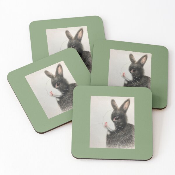 Item preview, Bunny Pastel Painting Art (Green) designed and sold by LotusCreations.