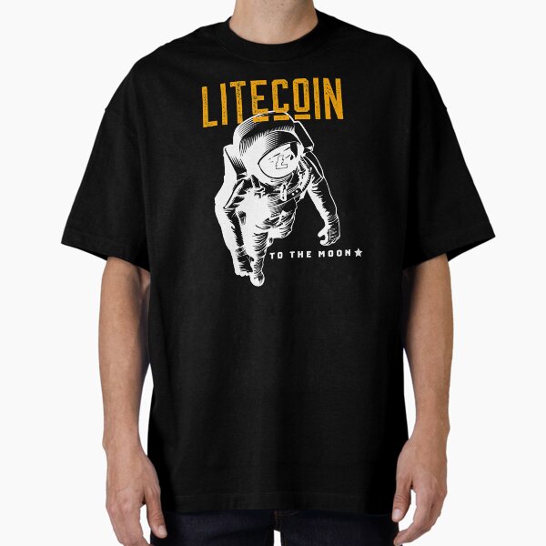 Artikel-Vorschau von Litecoin LTC Cryptocurrency Moon Man, designt und verkauft von Bitcoin-Fashion.