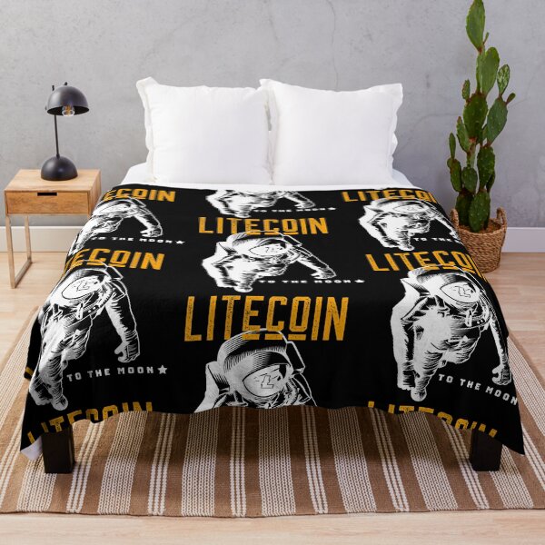 Item preview, Litecoin LTC Cryptocurrency Moon Man designed and sold by Bitcoin-Fashion.