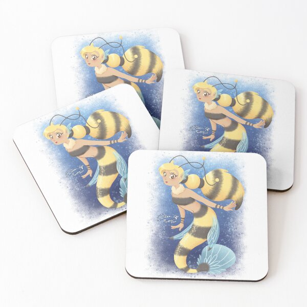 Item preview, Bee mermaid designed and sold by SilveryDreams.