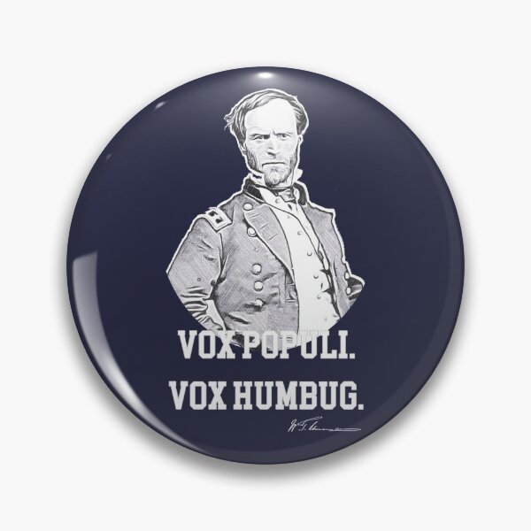 Item preview, Vox Populi. Vox Humbug. Sherman. Pencil designed and sold by KBwiththeTees.