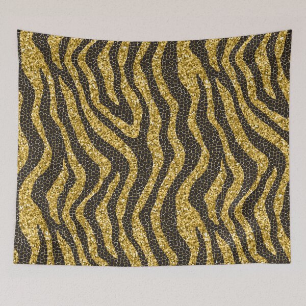 Item preview, Glitter animal-prints patterns graphic-Zebra designed and sold by Openspace2020.