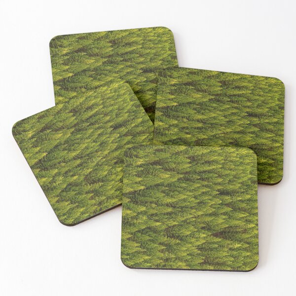 Item preview, Abstract Green Modern Forest Pattern designed and sold by Mustard Prophet.