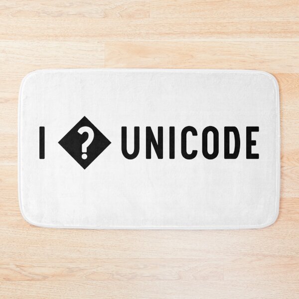 Item preview, I love unicode - Funny Programming meme designed and sold by Hapo Team.