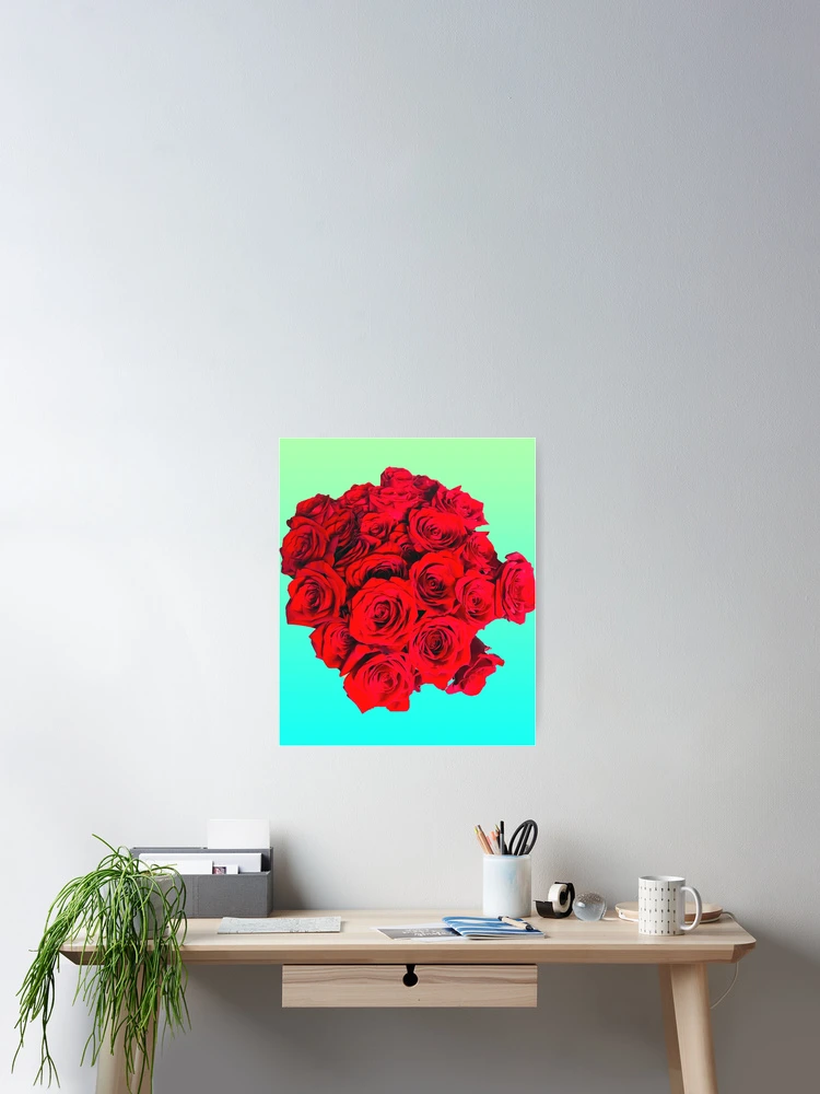 Thumbnail 2 of 3, Poster, Beautiful Red Roses designed and sold by StyleAwesome.