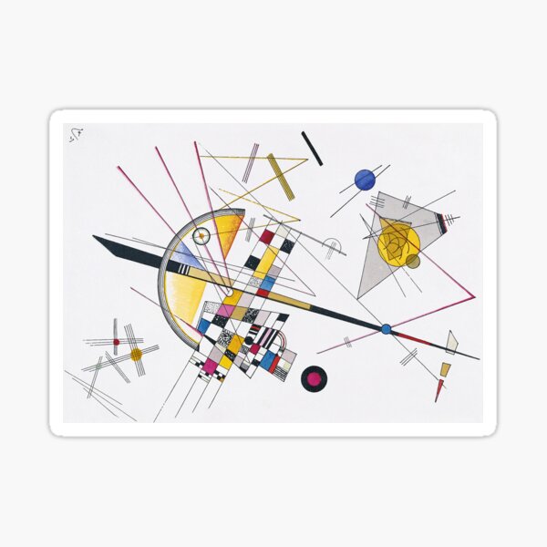 Item preview, Wassily Kandinsky, Delicate Tension designed and sold by LazyHatter.