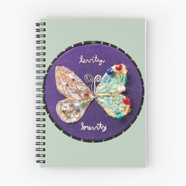 Item preview, Levity Brevity Butterfly Mixed Media Embroidery designed and sold by ashleygilland.