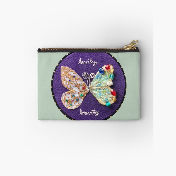 Item preview, Levity Brevity Butterfly Mixed Media Embroidery designed and sold by ashleygilland.