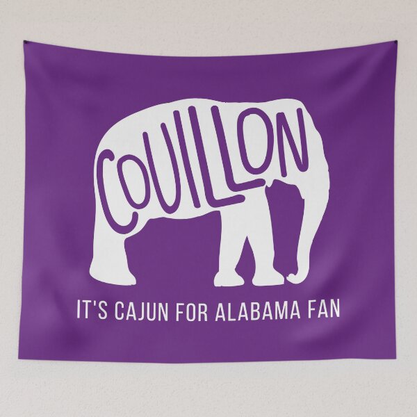 Artikelvorschau, Couillon, Cajun für Alabama Fan entworfen und verkauft von SLAG-Creative.