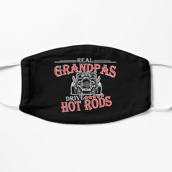 Real Grandpas Drive Hot Rods Flat Mask