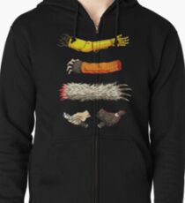 Casualties of Wars Zipped Hoodie