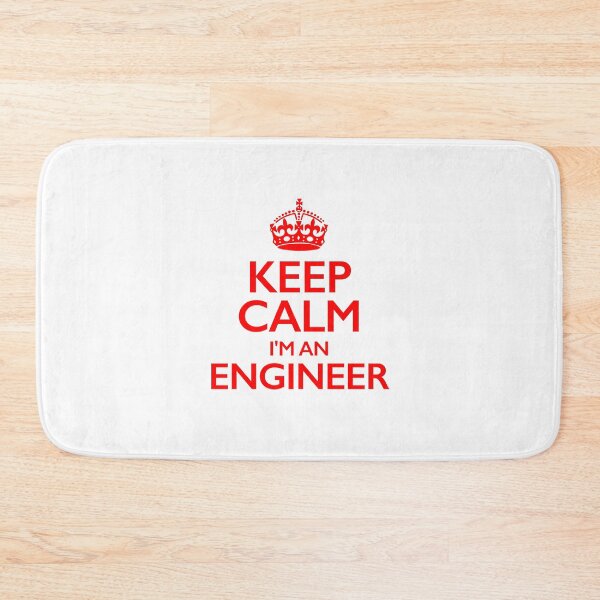 Item preview, Keep Calm I’m an Engineer designed and sold by Wolka.