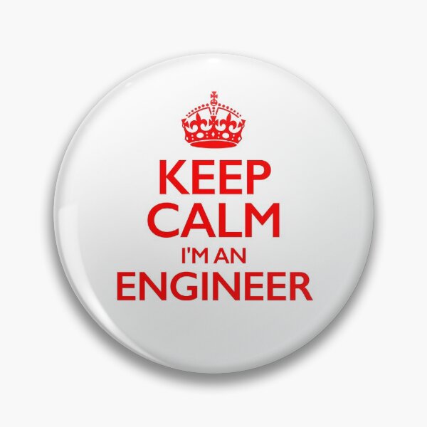 Item preview, Keep Calm I’m an Engineer designed and sold by Wolka.