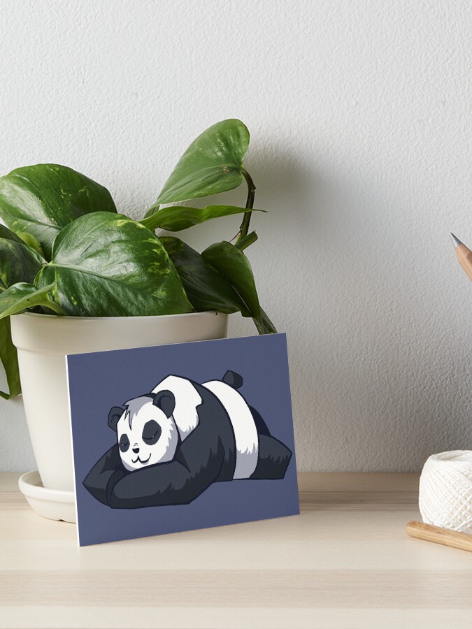 Oso de panda gigante dormido camiseta oficial siesta Lámina rígida