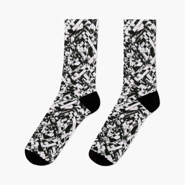 Item preview, Black and white Shredded Print designed and sold by RocketshSD.