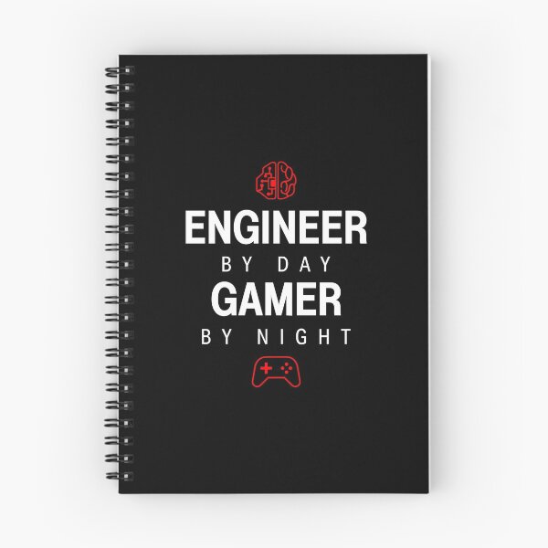 Item preview, Engineer by Day Gamer by Night designed and sold by Wolka.