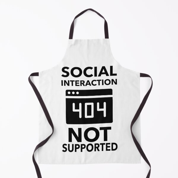 Item preview, Social Interaction Not Supported Funny Gift designed and sold by cattiktoks1718.