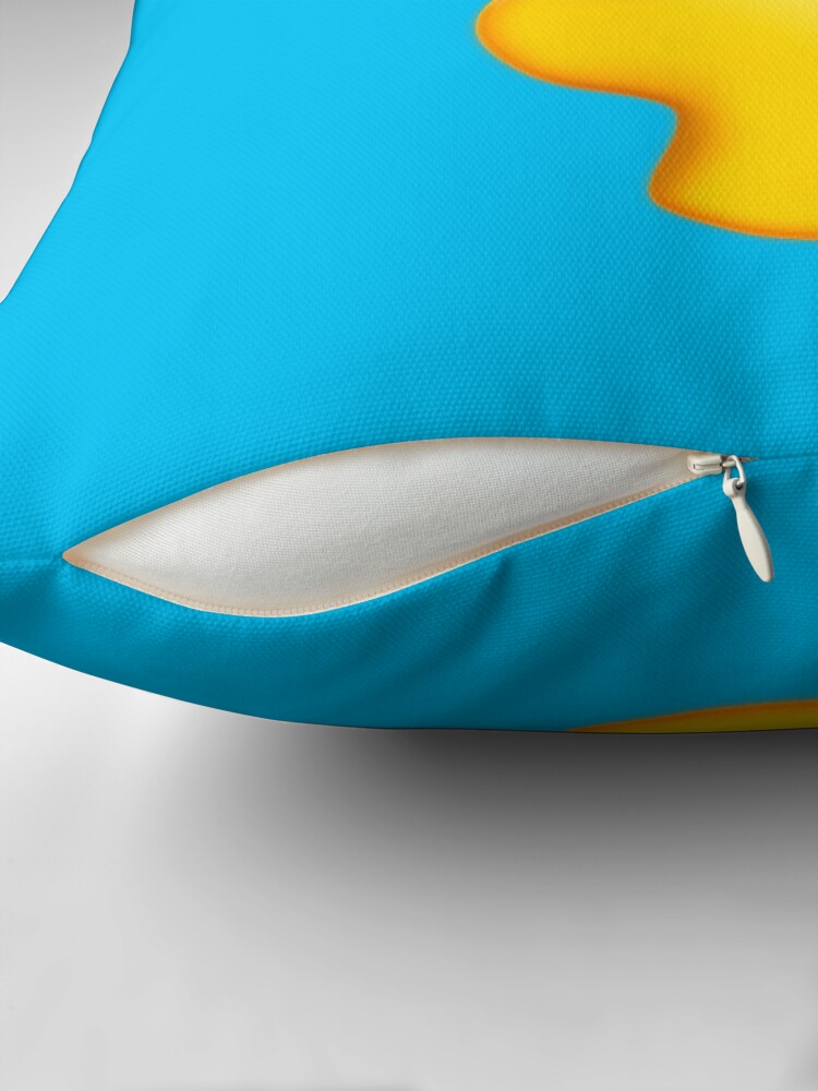 Thumbnail 2 of 4, Pillow, Middle Finger Emoji | Pop Art designed and sold by williamcuccio.