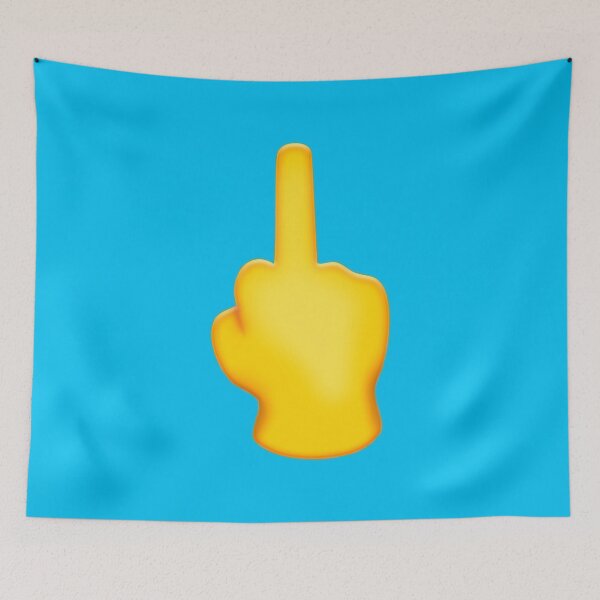 Item preview, Middle Finger Emoji | Pop Art designed and sold by williamcuccio.